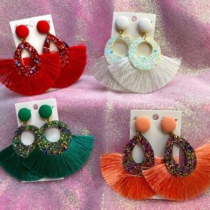 GLITTER ✨ SPARKLE ✨ SHINE LIKE A STAR ⭐️ BOUTIQUE EARRINGS